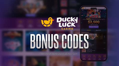 ducky luck promo codes  Or a casino may throw use the code: FREESPINS50 for players to qualify for 100 free spins on a specific game